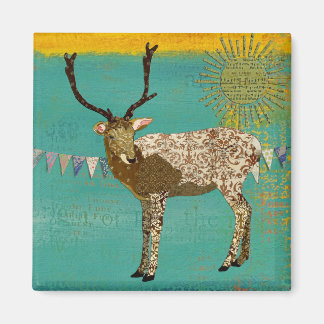 Íman Ornamentado Bronze Buck Sunshine Teto Magnet