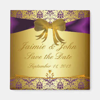 Íman Ornamentado  Ouro roxo Imã salve a data
