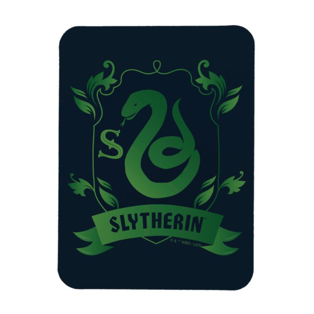 Íman Ornamentado SLYTHERIN™ House Crest (Vertical)