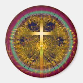 Íman ornamento à volta da arte fractal