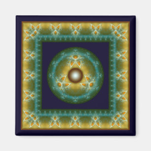 Íman Ornamento colorido místico