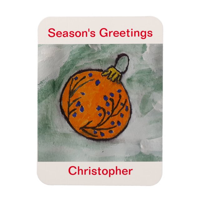 Íman Ornamento de Árvore de Natal Flexível (Vertical)