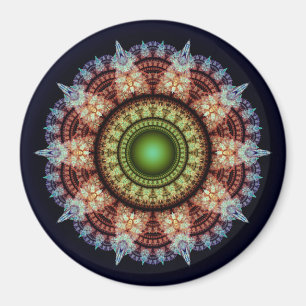 Íman ornamento fractal oriental esplêndido