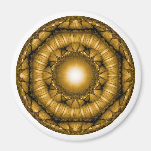Íman Ornamento geométrico radiante brilhante