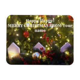 Íman ornamentos de árvores de Natal