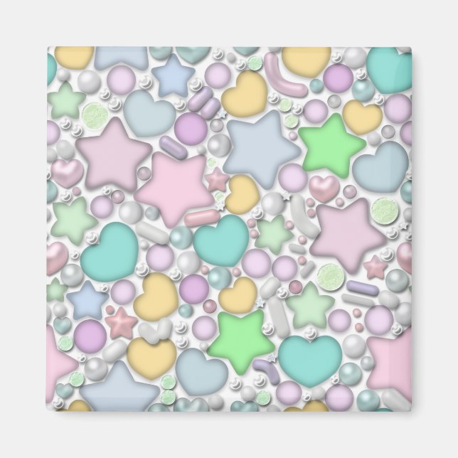 Íman Ornamentos de vidro (Frente)