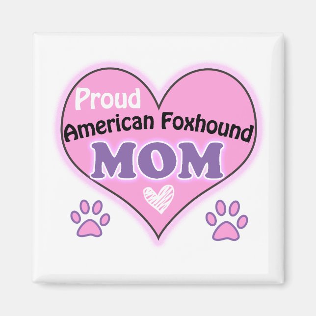 Íman Ororgulhosa mãe americana do Foxhound (Frente)