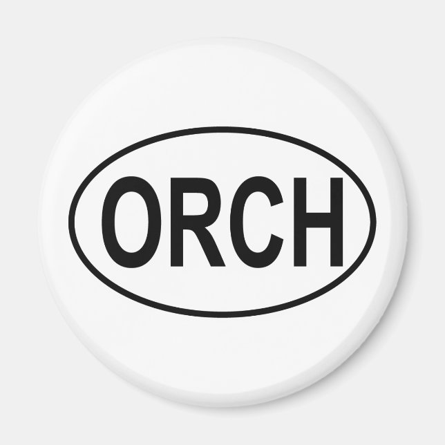 Íman Orquestra Oval (Frente)