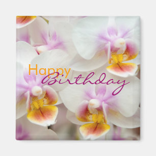 Íman Orquídea • Ímã do feliz aniversario