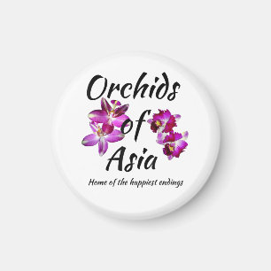Íman Orquídeas da Ásia
