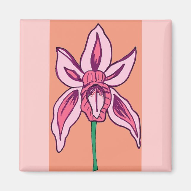 Íman orquídeo (Frente)