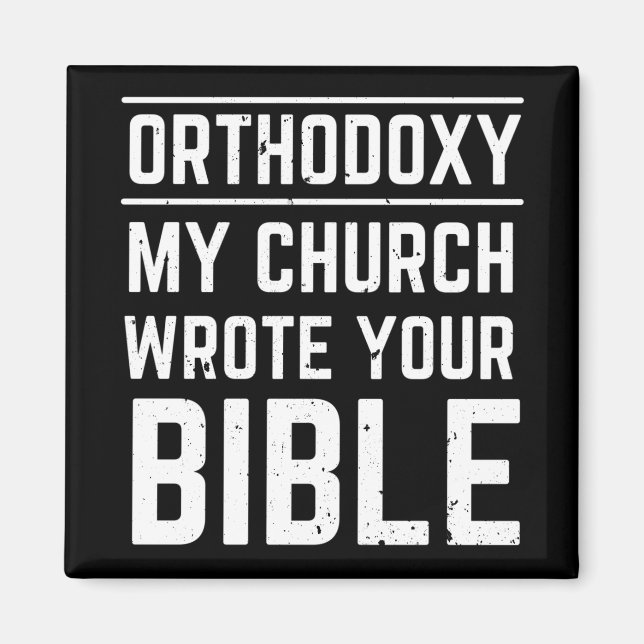 Íman Ortodoxo Oriental Engraçado (Frente)