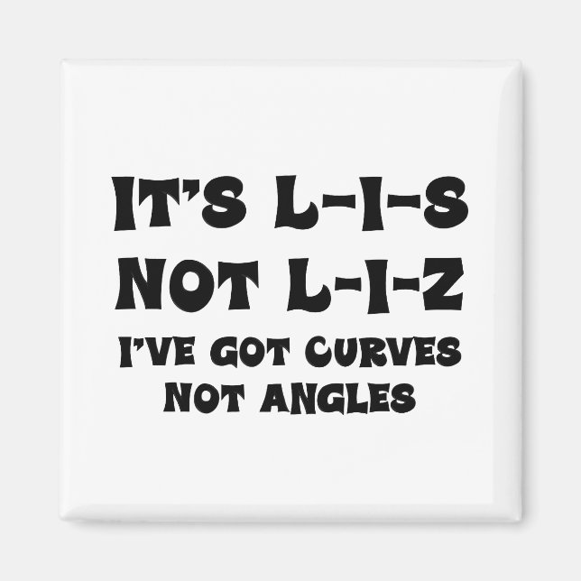 Íman Ortografia correta de Lis (Frente)