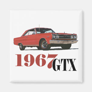 ÍMAN OS 1967 GTX VERMELHOS