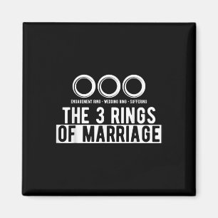 Íman Os 3 Anéis Do Casal De Noite De Casamento Casament