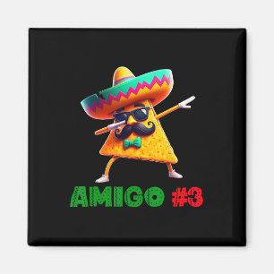 Íman Os 3 Três Amigos Cinco De Mayo Amigo #3 Grupo Ma