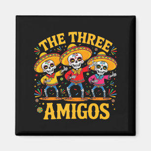 Íman Os 3 três amigos três amigos esqueleto cinco de