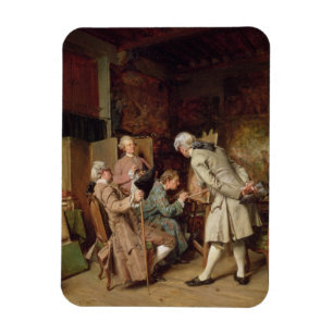 Íman Os amantes da arte, ou o pintor, 1860 (painel)