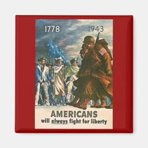 Íman Os americanos lutarão sempre pela liberdade - WWI