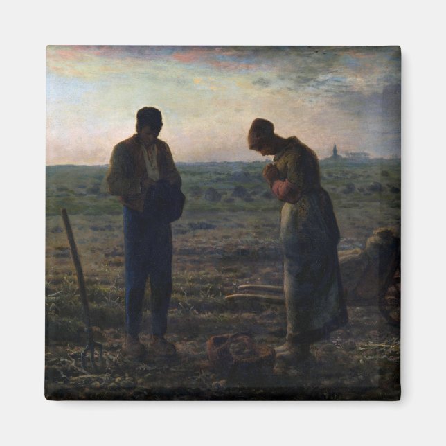 Íman Os Angelus, Jean-Francois Millet, 1857-1859 (Frente)