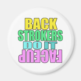 Íman Os Backstrokers fazem-no de face para cima