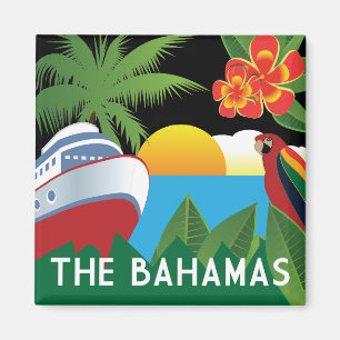 Íman Os Bahamas com navio de cruzeiros
