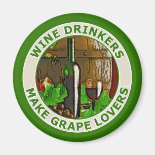 Íman Os bebedores do vinho fazem amantes da uva