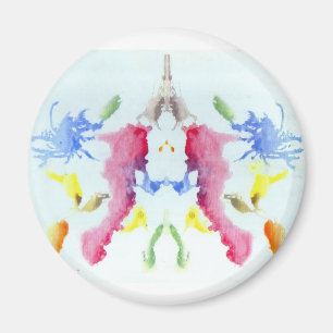 Íman Os Boletins De Tinta De Ensaio De Rorschach Tocam 