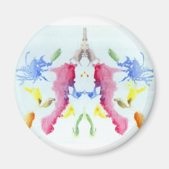 Íman Os Boletins De Tinta De Ensaio De Rorschach Tocam  (Frente)