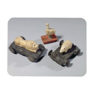 Íman Os brinquedos das crianças: um ouriço, um leão 