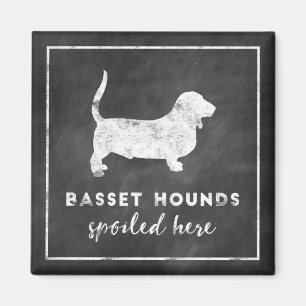 Íman Os cães de Basset estragaram aqui o quadro do
