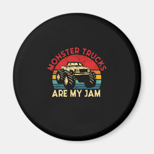 Íman Os Caminhões Monstros São O Meu Monstro De Retro