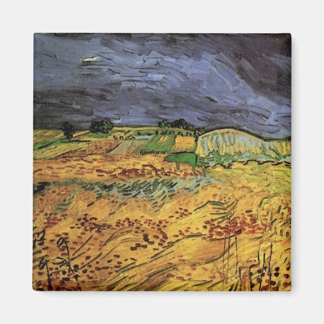 Íman Os Campos por Vincent van Gogh (Frente)