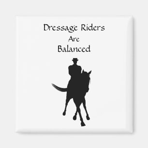 Íman Os Cavaleiros Dressage São Magnetos Equilibrados