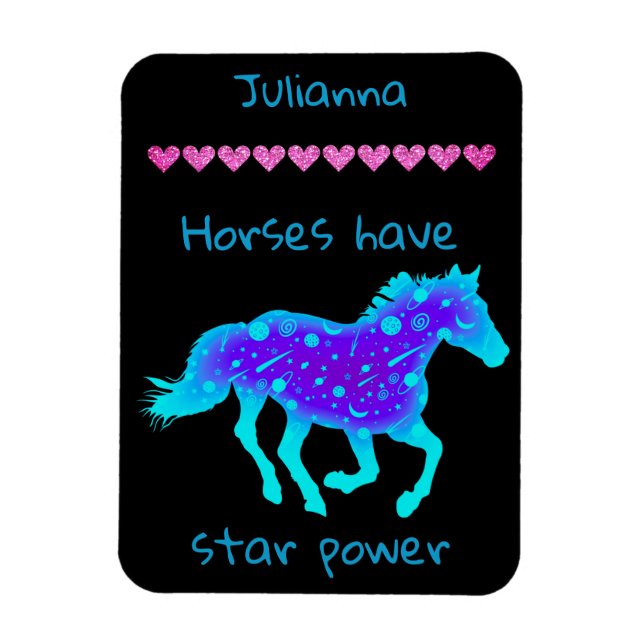 Íman Os Cavalos Têm Energia Estrela (Vertical)