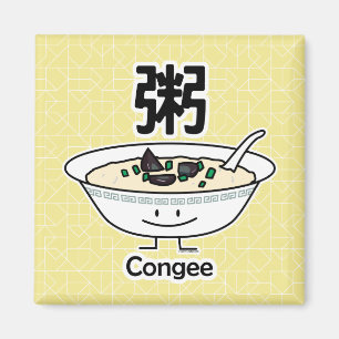 Íman Os chineses da bacia do gruel do papa de aveia do