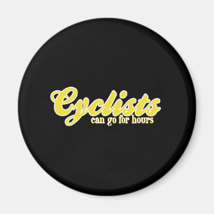 Íman Os ciclistas podem ir por horas