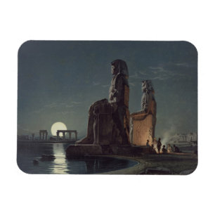 Íman Os Colossi de Memnon, Thebes, um de 24 illustrat