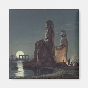 Íman Os Colossi de Memnon, Thebes, um de 24 illustrat