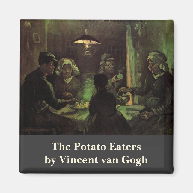 Íman Os Comedores de Batata por Vincent van Gogh (Frente)