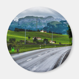 Íman Os cumes de Appenzell durante uma chuva atacam - a