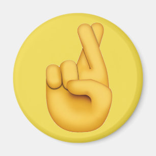 Íman Os dedos cruzaram Emoji