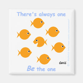 Íman Os desenhos animados bonitos inspirados "lá são