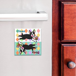 Íman Os desenhos animados de Boston Terrier