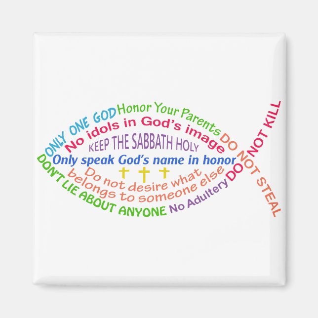 Íman Os Dez Mandamentos (Frente)