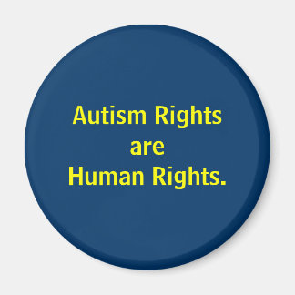 Íman Os direitos autistas são direitos humanos.