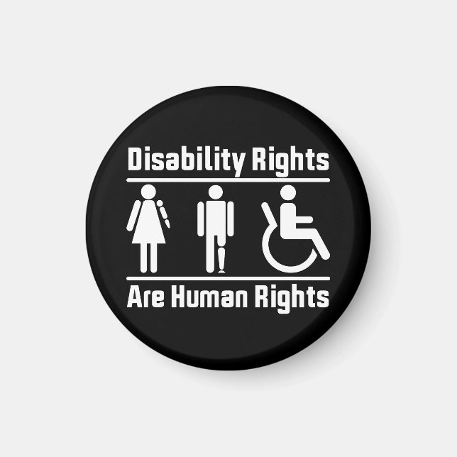 Íman Os direitos de deficiência são direitos humanos (Frente)