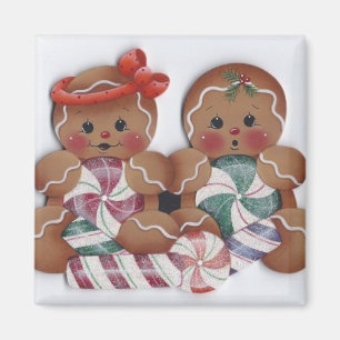Íman Os doces doces do pão-de-espécie juntam o ímã