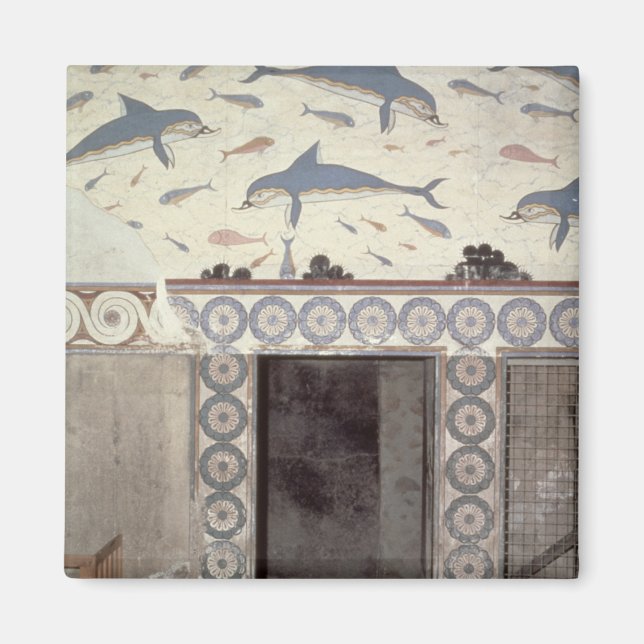 Íman Os Dolphin Frescoes no Banheiro da Rainha (Frente)
