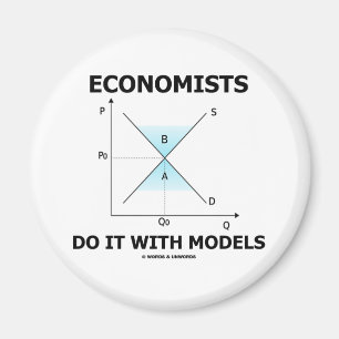 Íman Os economistas fazem-no com modelos (o humor da